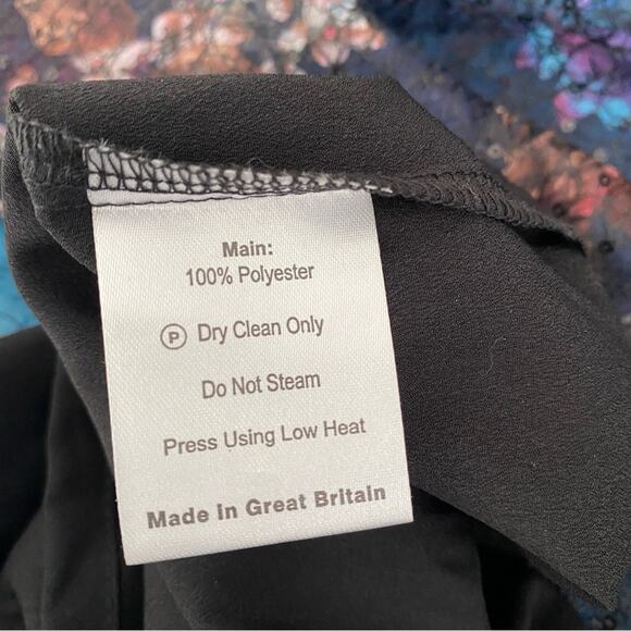 Tiffany Rose Jasmine Natalie Sequin Floral Maxi Long Dress size 4 made England - Picture 12 of 14